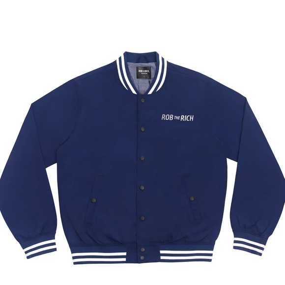 Rob The Rich Equalize Bomber - Navy - Picture 1 of 7